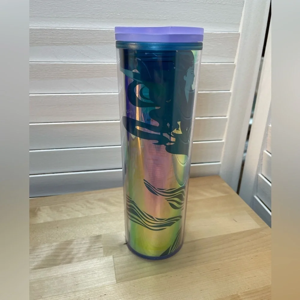 Starbucks Holographic 16oz Tumbler with Light Purple Lid